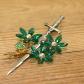 Dude-friendly Boutonniere - Spark plugs, fishing lures, resisters 
