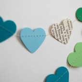 Custom Heart Paper Garland