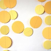 Yellow Paper Garland