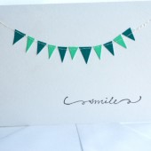 Custom Bunting Rehersal Dinner or Shower Invitation