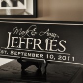 8x24 Family Name Sign