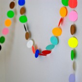 Neon Paper Garland