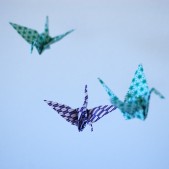Origami Crane Paper Garland
