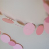 Shades of Pink Paper Garland