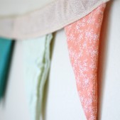 Vintage Fabric Bunting