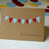 Custom Bunting Rehersal Dinner or Shower Invitation