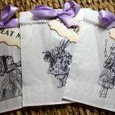 Alice in Wonderland Glassine Bags