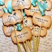 Love Birds Cupcake Topper