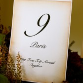 5x7 Table Number Card