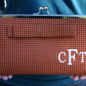 Custom Clutch in Houndstooth