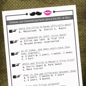 Printable Wedding Mad Lib
