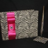 Zebra Guestbook - Many colors!