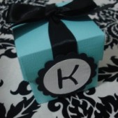 Monogram letter box