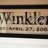 Family Name Sign Picture Frame