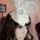 Patsy vintage inspired bubble veil, headpiece