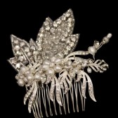     *  Antonina crystal headpiece, bridal comb