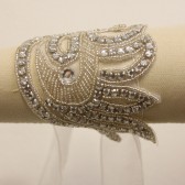 Mellisa Beaded Crystal Bracelet: Dainty, Vintage Looking Design