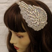     *  Lizette Multi color Svarowski crystal head piece, hair fascinator