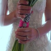 Madison Damask Bouquet Wrap