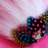 Pink Skull Hair Comb