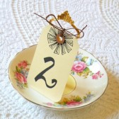 Vintage Table Number Sign Holder