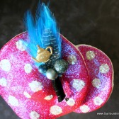 Turquoise Teapot Boutonniere - Alice in Wonderland