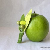 Apple of My Eye - Apple Green Boutonniere