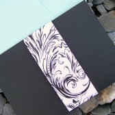 Belted Damask Invitation Set
