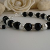 Black and White Bracelet