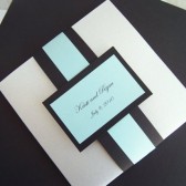 Double Stacked Pocketfold Invitation Set