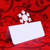Snowflake Place Cards 