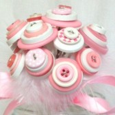 Pink and White Flower Girl Bouquet
