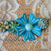 vintage brooch necklace