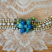 Vintage brooch bracelet