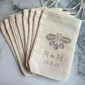 Muslin favor bags