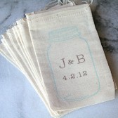 Muslin favor bags