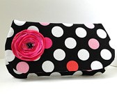  Black polka dot bag 