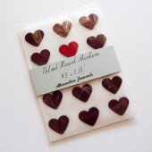 Burgundy velvet stickers