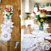 Doily Table Runner