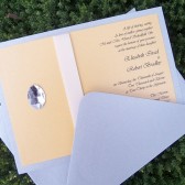 Gem RIbbon Invitation Set