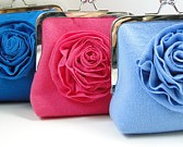 Bright colored clutch 