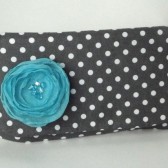 Polka Dot clutch 