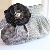 wool clutch