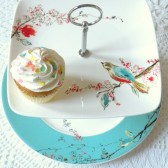 Lenox Chirp Pattern Cupcake Stand