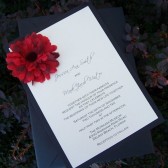 Modern Flower Invitation Set