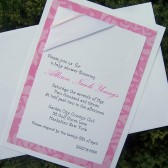Pattern Ribbon Invitation Set