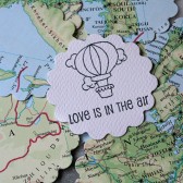 Wedding favor tag