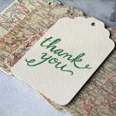 Wedding favor tag