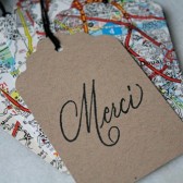 Wedding favor tag