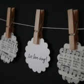 Wedding favor tag